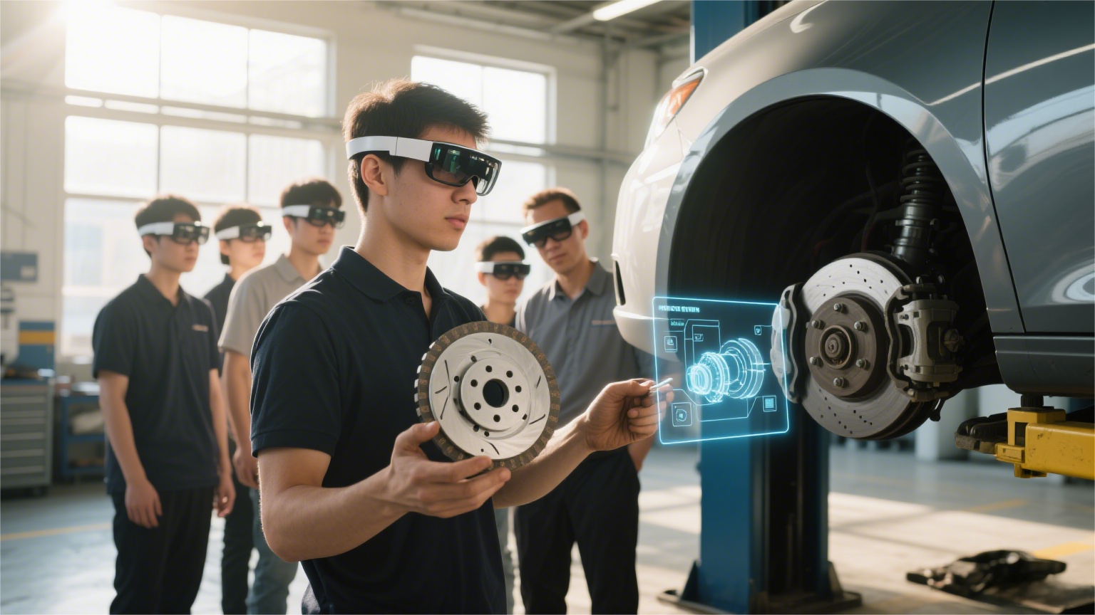 MR汽车维修培训场景图